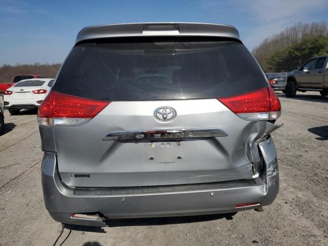 5TDYK3DC0ES521307 - 2014 TOYOTA SIENNA XLE SILVER photo 6