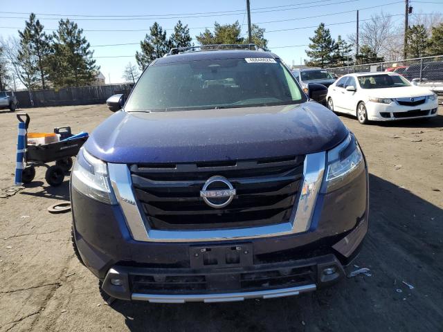 5N1DR3CC3NC226842 - 2022 NISSAN PATHFINDER SL BLUE photo 5