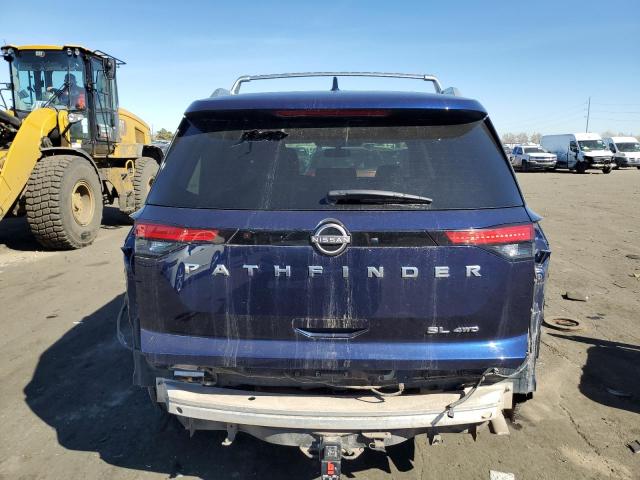 5N1DR3CC3NC226842 - 2022 NISSAN PATHFINDER SL BLUE photo 6