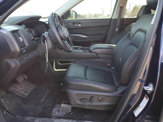 5N1DR3CC3NC226842 - 2022 NISSAN PATHFINDER SL BLUE photo 7