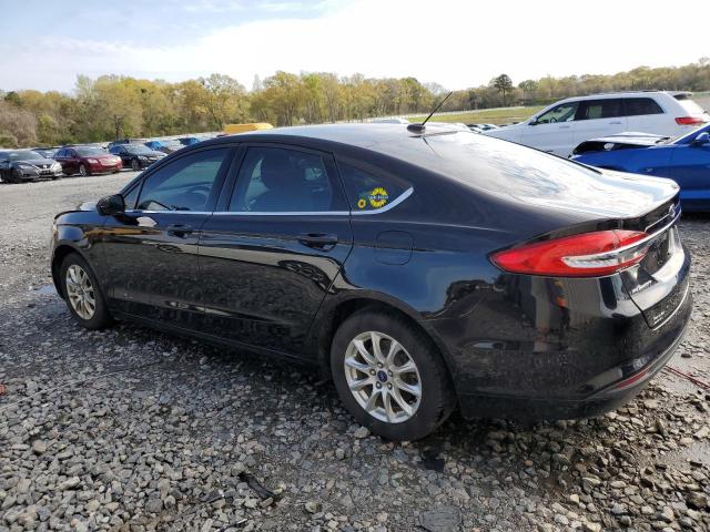 3FA6P0G70HR280769 - 2017 FORD FUSION S BLACK photo 2