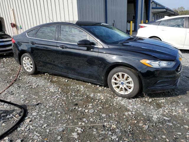 3FA6P0G70HR280769 - 2017 FORD FUSION S BLACK photo 4