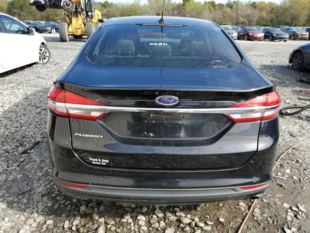 3FA6P0G70HR280769 - 2017 FORD FUSION S BLACK photo 6