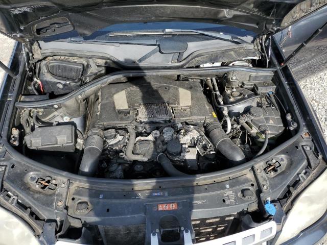 4JGBB8GB3AA599752 - 2010 MERCEDES-BENZ ML 350 4MATIC GRAY photo 11