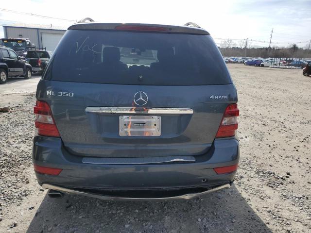 4JGBB8GB3AA599752 - 2010 MERCEDES-BENZ ML 350 4MATIC GRAY photo 6