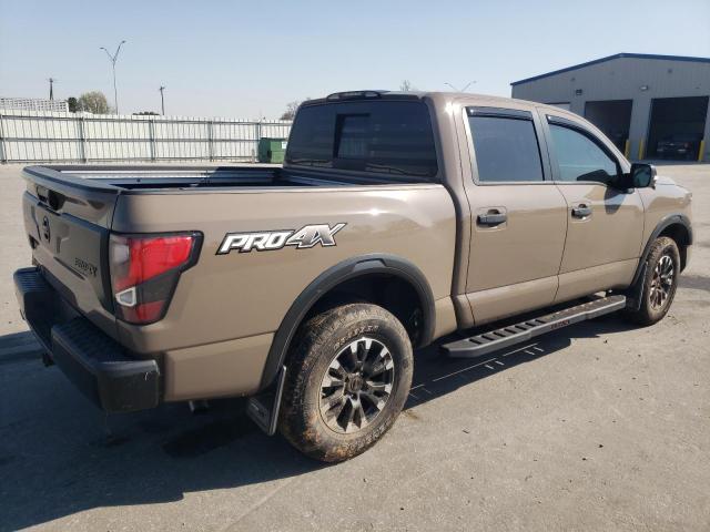 1N6AA1ED7LN511390 - 2020 NISSAN TITAN SV TAN photo 3