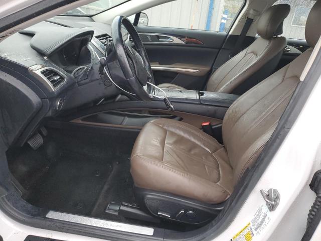 3LN6L2GK3GR602482 - 2016 LINCOLN MKZ WHITE photo 7