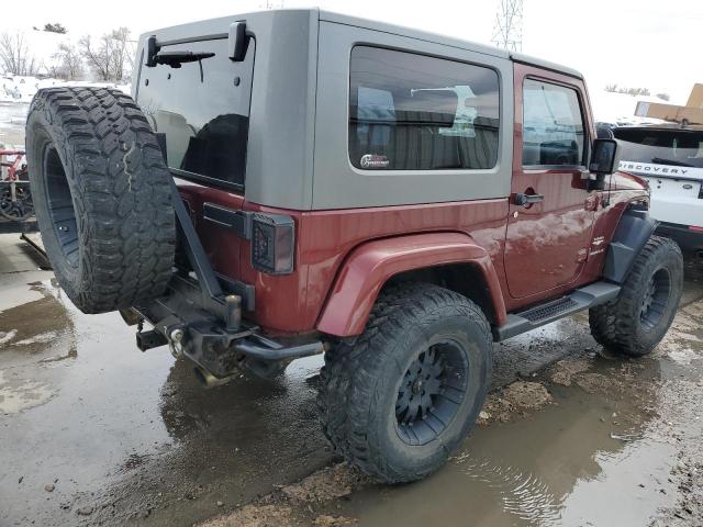 1J8FA54168L577450 - 2008 JEEP WRANGLER SAHARA BURGUNDY photo 3