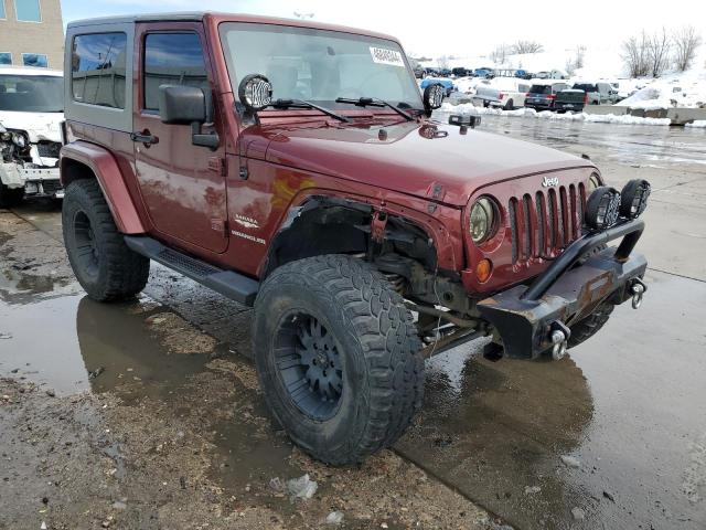 1J8FA54168L577450 - 2008 JEEP WRANGLER SAHARA BURGUNDY photo 4