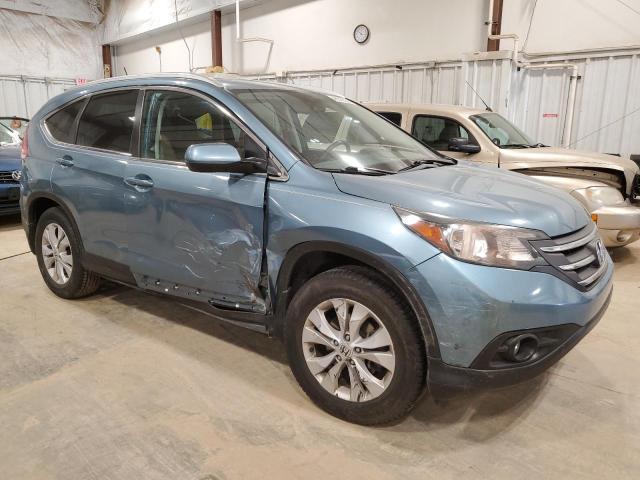 2HKRM3H75EH528710 - 2014 HONDA CR-V EXL TEAL photo 4