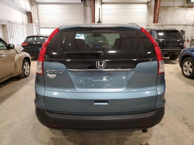 2HKRM3H75EH528710 - 2014 HONDA CR-V EXL TEAL photo 6