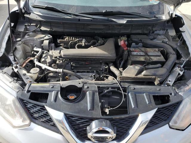 KNMAT2MV9FP581639 - 2015 NISSAN ROGUE S SILVER photo 11