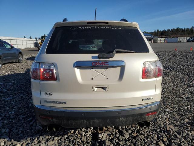 1GKLVNED9AJ139499 - 2010 GMC ACADIA SLT-2 WHITE photo 6