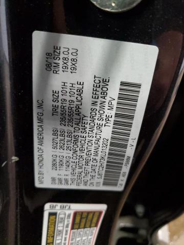5J8TC2H73KL013202 - 2019 ACURA RDX ADVANCE GRAY photo 14