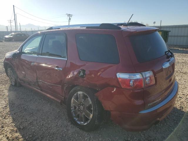 1GKKVTED4CJ410648 - 2012 GMC ACADIA DENALI RED photo 2