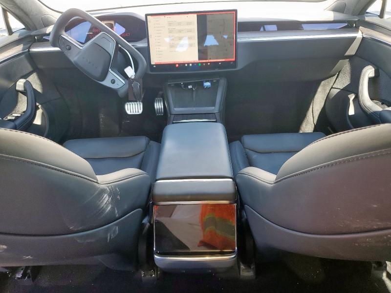 5YJSA1E55MF441047 - 2021 TESLA MODEL S WHITE photo 8