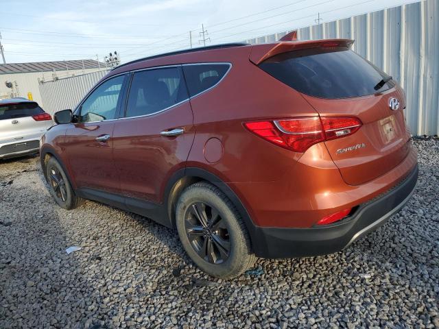 5XYZUDLB6DG004683 - 2013 HYUNDAI SANTA FE S ORANGE photo 2