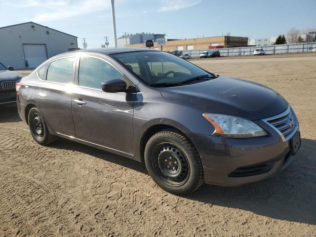 3N1AB7AP8EL649268 - 2014 NISSAN SENTRA S GRAY photo 4