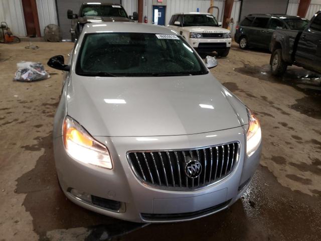 W04GN5EC3B1120012 - 2011 BUICK REGAL CXL SILVER photo 5