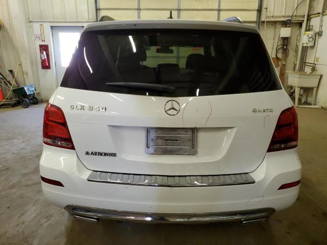 WDCGG8JB4DF965188 - 2013 MERCEDES-BENZ GLK 350 4MATIC WHITE photo 6