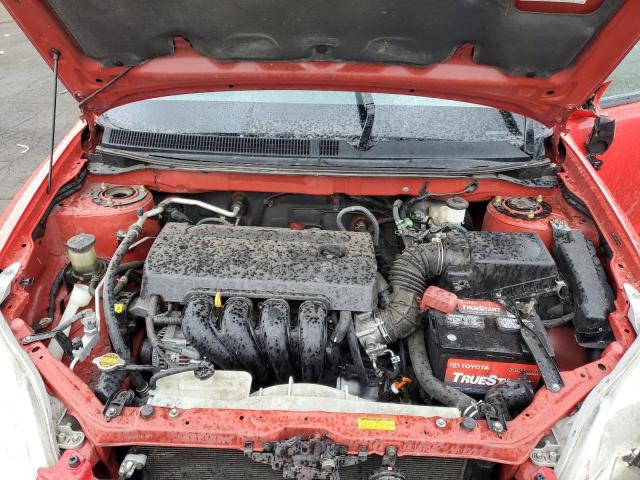 2T1KR32E35C396446 - 2005 TOYOTA COROLLA MA XR RED photo 11