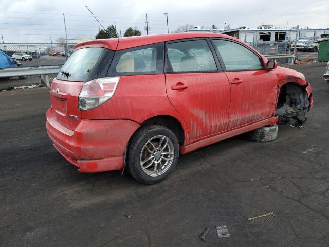 2T1KR32E35C396446 - 2005 TOYOTA COROLLA MA XR RED photo 3