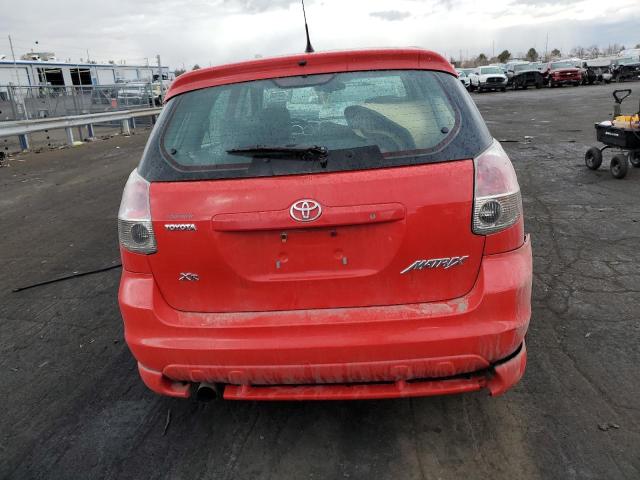 2T1KR32E35C396446 - 2005 TOYOTA COROLLA MA XR RED photo 6