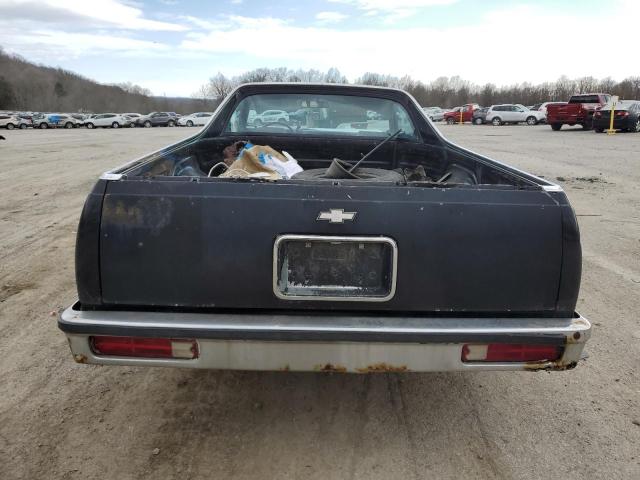 3GCCW80H0FS901256 - 1985 CHEVROLET EL CAMINO BLACK photo 6