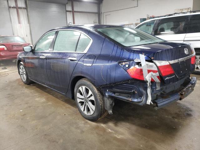 1HGCR2F34FA219399 - 2015 HONDA ACCORD LX BLUE photo 2