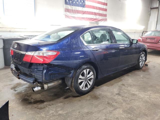 1HGCR2F34FA219399 - 2015 HONDA ACCORD LX BLUE photo 3