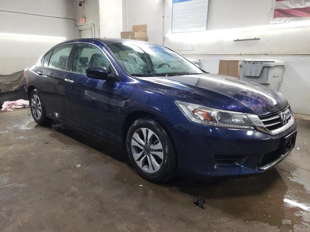 1HGCR2F34FA219399 - 2015 HONDA ACCORD LX BLUE photo 4