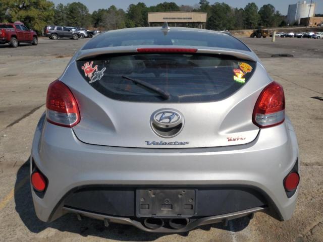 KMHTC6AEXGU264424 - 2016 HYUNDAI VELOSTER TURBO SILVER photo 6