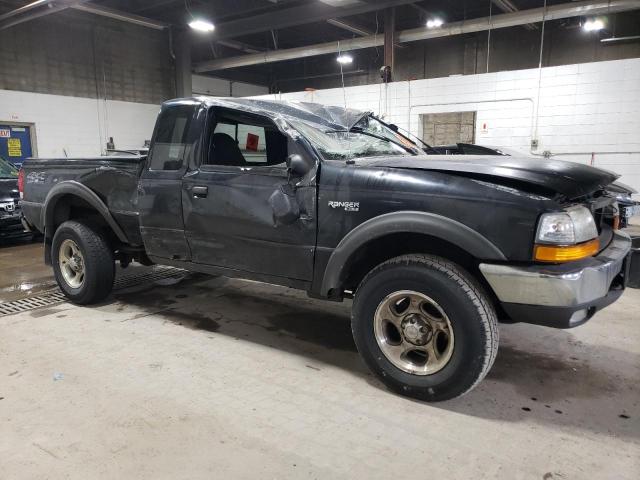 1FTZR15X0YPB09022 - 2000 FORD RANGER SUPER CAB BLACK photo 4