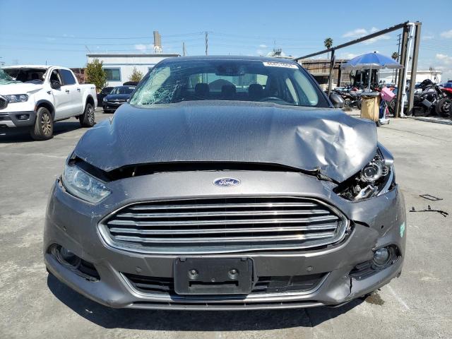 3FA6P0SU1ER378752 - 2014 FORD FUSION TITANIUM PHEV GRAY photo 5