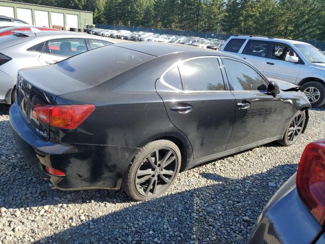 JTHBK262365010362 - 2006 LEXUS IS 250 BLACK photo 3