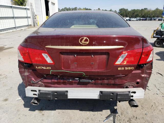 JTHBJ46G282263431 - 2008 LEXUS ES 350 BURGUNDY photo 6