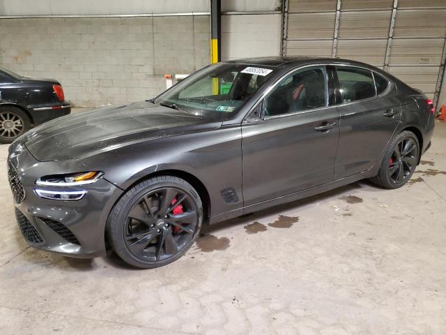 KMTG54TE4NU099387 - 2022 GENESIS G70 BASE GRAY photo 1