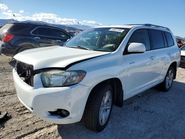 JTEDS43A182015531 - 2008 TOYOTA HIGHLANDER SPORT WHITE photo 1