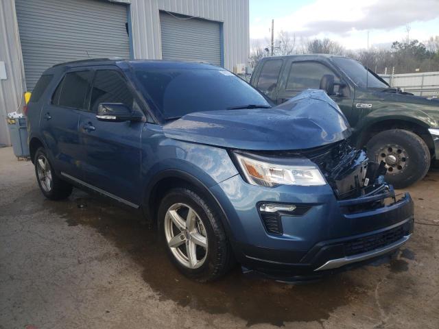 1FM5K7D89JGA63398 - 2018 FORD EXPLORER XLT BLUE photo 4