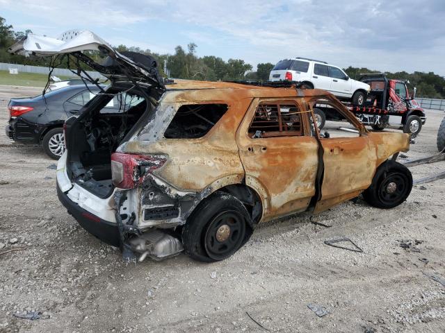 1FM5K8AB4MGA24809 - 2021 FORD EXPLORER POLICE INTERCEPTOR WHITE photo 3