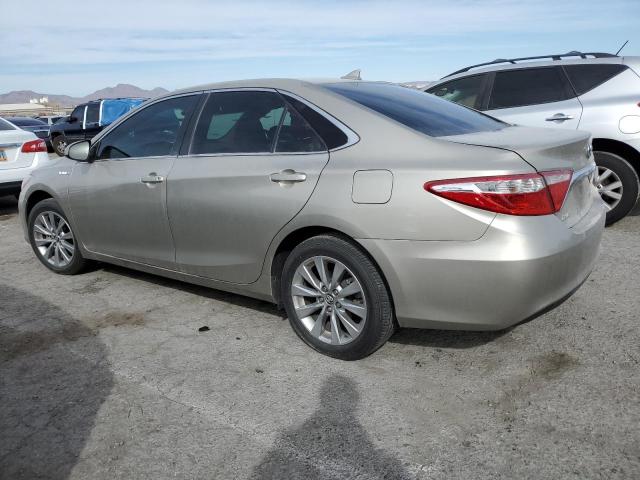 4T1BD1FK7FU169750 - 2015 TOYOTA CAMRY HYBRID BEIGE photo 2