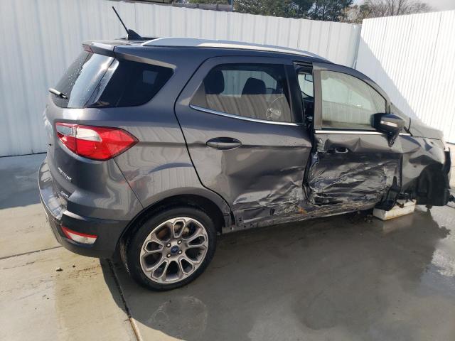 MAJ6S3KL7KC294422 - 2019 FORD ECOSPORT TITANIUM GRAY photo 3