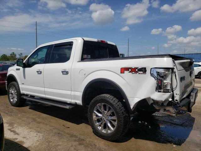 1FTEW1EGXHFC85797 - 2017 FORD F150 SUPERCREW WHITE photo 2
