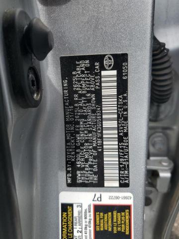 4T1BF1FK3GU569347 - 2016 TOYOTA CAMRY LE SILVER photo 12