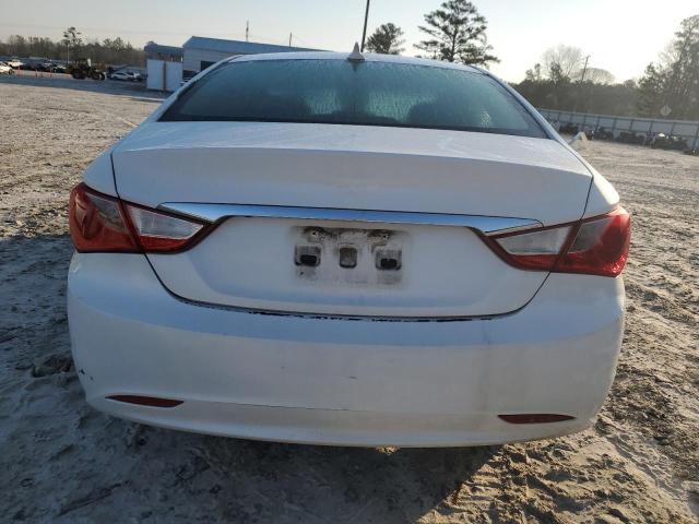 5NPEC4ACXBH102876 - 2011 HYUNDAI SONATA SE WHITE photo 6