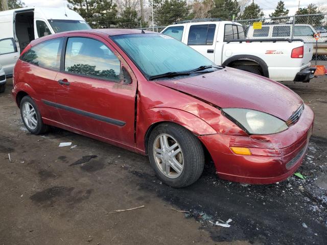 3FAFP31333R166443 - 2003 FORD FOCUS ZX3 MAROON photo 4