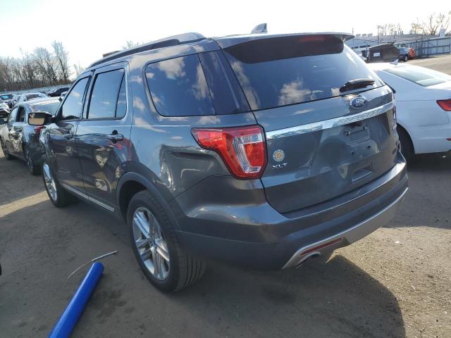 1FM5K7D89GGC20534 - 2016 FORD EXPLORER XLT GRAY photo 2