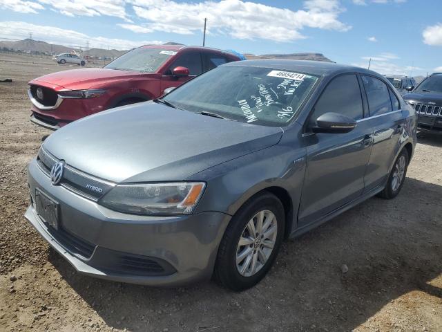 3VW637AJ6EM232346 - 2014 VOLKSWAGEN JETTA HYBRID GRAY photo 1