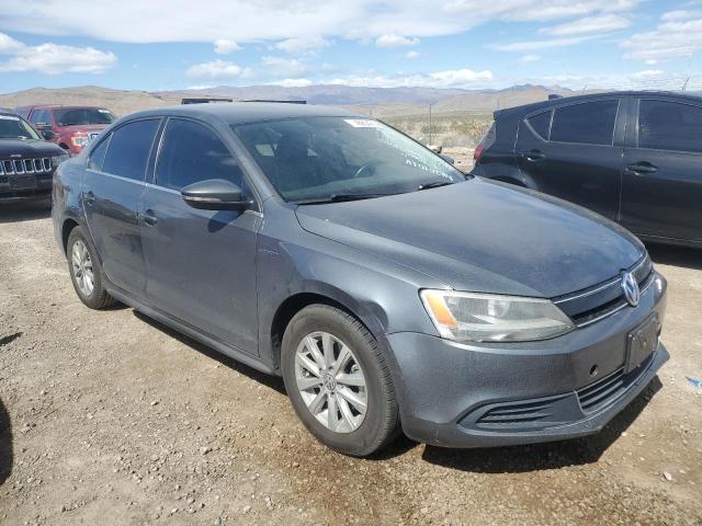 3VW637AJ6EM232346 - 2014 VOLKSWAGEN JETTA HYBRID GRAY photo 4