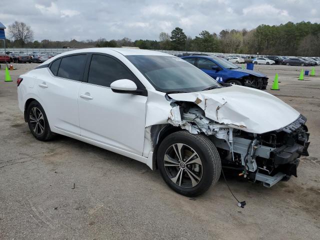 3N1AB8CV0PY314819 - 2023 NISSAN SENTRA SV WHITE photo 4